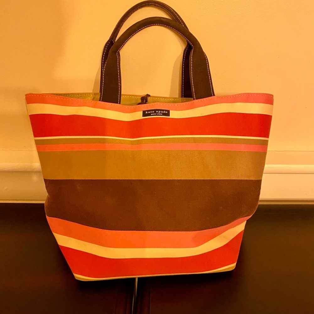 Kate Spade Canvas bucket purse